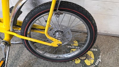 Lot 457 - MK2 RALEIGH CHOPPER IN FIZZY YELLOW
