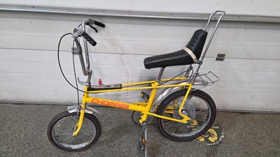 Lot 457 - MK2 RALEIGH CHOPPER IN FIZZY YELLOW