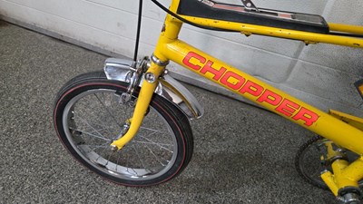 Lot 457 - MK2 RALEIGH CHOPPER IN FIZZY YELLOW