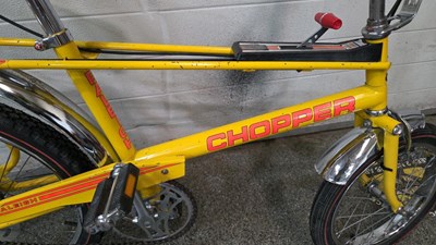 Lot 457 - MK2 RALEIGH CHOPPER IN FIZZY YELLOW