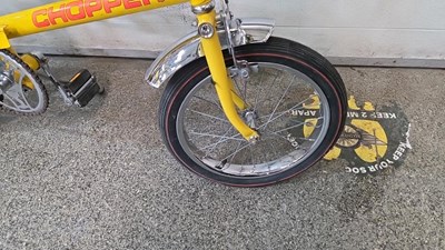 Lot 457 - MK2 RALEIGH CHOPPER IN FIZZY YELLOW