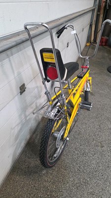 Lot 457 - MK2 RALEIGH CHOPPER IN FIZZY YELLOW