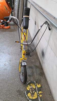 Lot 457 - MK2 RALEIGH CHOPPER IN FIZZY YELLOW