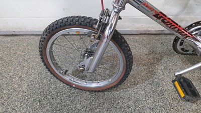 Lot 257 - RALEIGH MINI BURNER IN CHROME WITH RED AND BLACK LETTERING