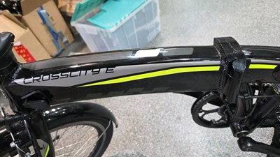 Lot 427 - CARRERA CROSS CITY FOLDING E-BIKE 2021, WITH ACCESSORIES