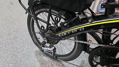 Lot 427 - CARRERA CROSS CITY FOLDING E-BIKE 2021, WITH ACCESSORIES