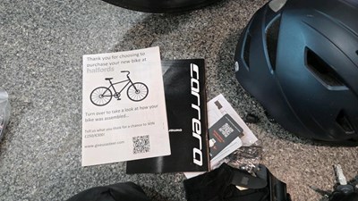 Lot 427 - CARRERA CROSS CITY FOLDING E-BIKE 2021, WITH ACCESSORIES