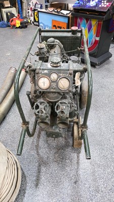 Lot 485 - COVENTRY CLIMAX GODIVA FIRE PUMP+ ACCESSORIES