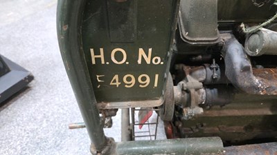 Lot 485 - COVENTRY CLIMAX GODIVA FIRE PUMP+ ACCESSORIES