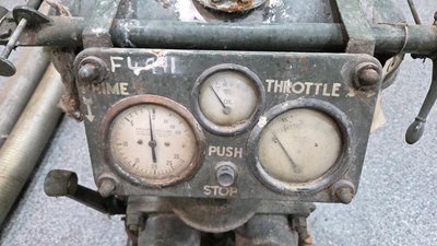 Lot 485 - COVENTRY CLIMAX GODIVA FIRE PUMP+ ACCESSORIES
