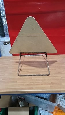 Lot 747 - VINTAGE STYLE ROAD WORK SIGN
