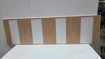Lot 583 - SHELL V-POWER PLASTIC MOUNTED SIGN 73" X 22"