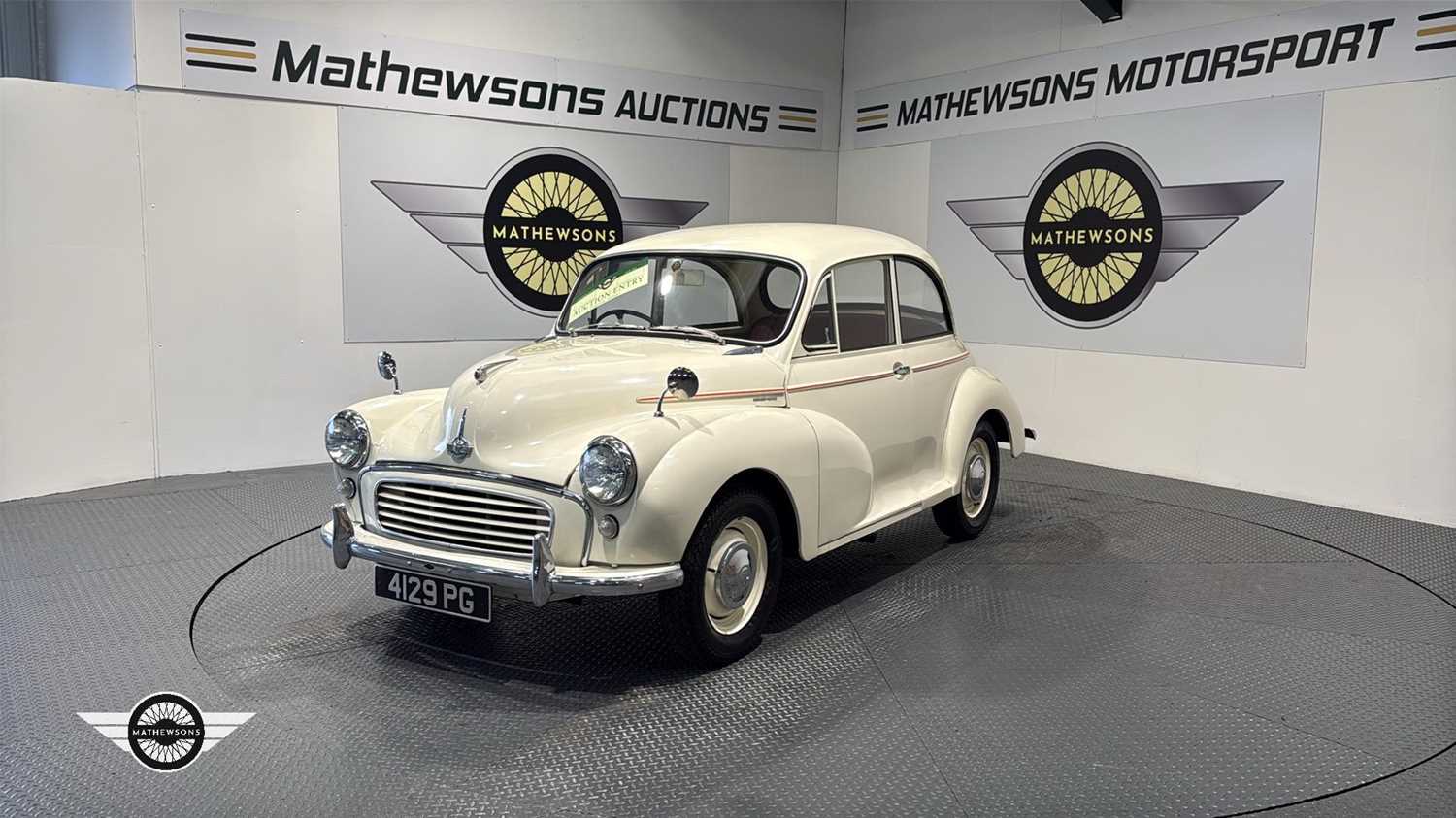 Lot 404 - 1963 MORRIS MINOR 1000