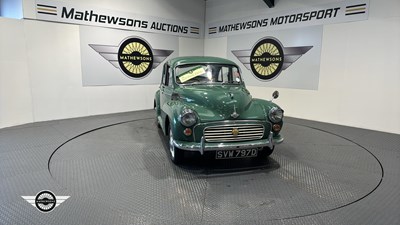 Lot 522 - 1966 MORRIS MINOR 1000