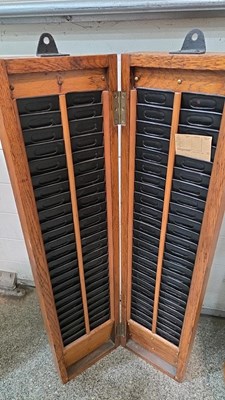 Lot 179 - NATIONAL ELECTRIC VINTAGE CLOCKING IN MACHINE WITH CARD STORAGE