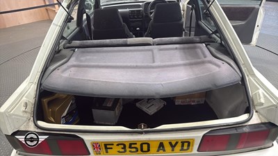 Lot 896 - 1988 FORD ESCORT RS TURBO