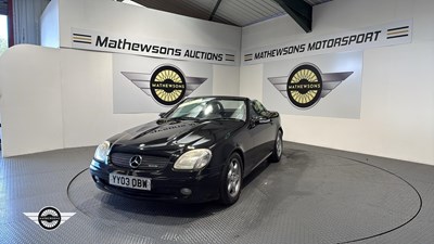 Lot 130 - 2003 MERCEDES SLK 230 KOMPRESSOR AUTO