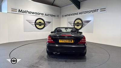 Lot 130 - 2003 MERCEDES SLK 230 KOMPRESSOR AUTO