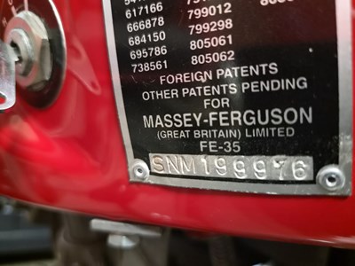 Lot 164 - 1960 MASSEY FERGUSON 35