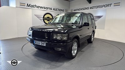Lot 214 - 2002 LAND ROVER RANGE ROVER VOGUE SE