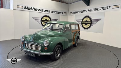 Lot 344 - 1966 MORRIS MINOR TRAVELLER