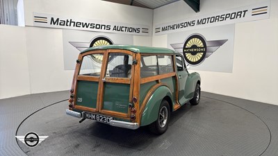Lot 344 - 1966 MORRIS MINOR TRAVELLER
