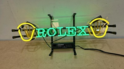 Lot 11 - ROLEX STYLE NEON LIGHT