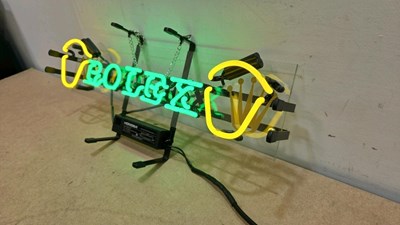 Lot 11 - ROLEX STYLE NEON LIGHT