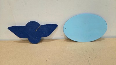 Lot 19 - PAIR OF CAST REPRO WW2 D-DAY & RAF SIGNS