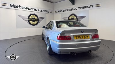 Lot 454 - 2003 BMW M3