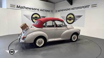 Lot 490 - 1966 MORRIS MINOR 1000