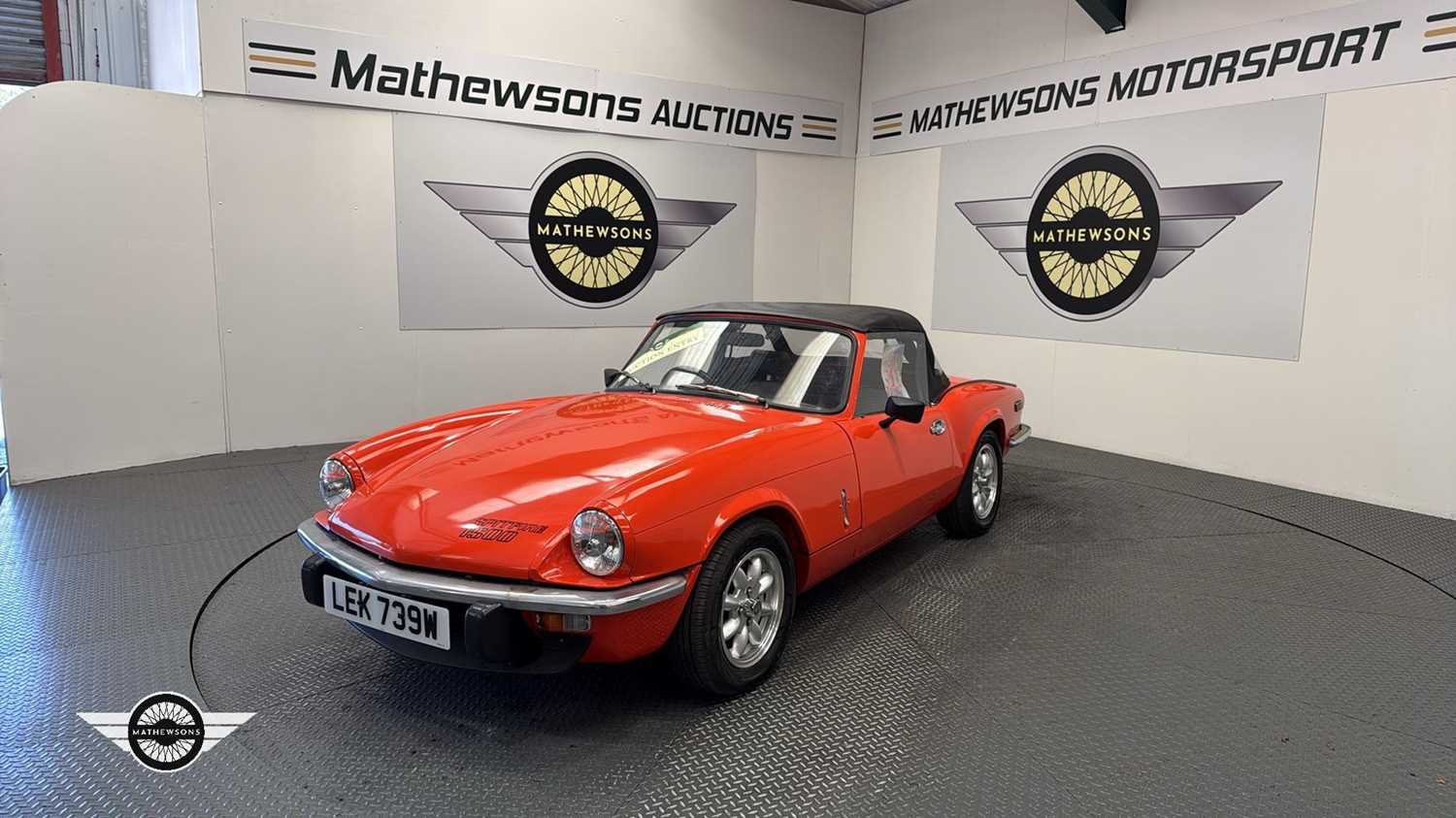 1980 TRIUMPH SPITFIRE 1500