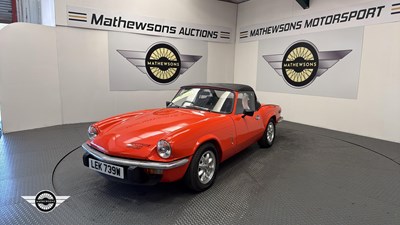 Lot 596 - 1980 TRIUMPH SPITFIRE 1500