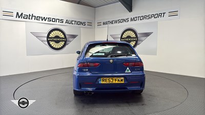 Lot 756 - 2003 ALFA ROMEO 156 V6 24V GTA