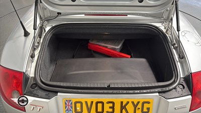 Lot 762 - 2003 AUDI TT QUATTRO (225 BHP)