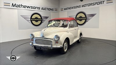 Lot 820 - 1966 MORRIS MINOR 1000