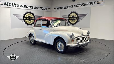 Lot 820 - 1966 MORRIS MINOR 1000