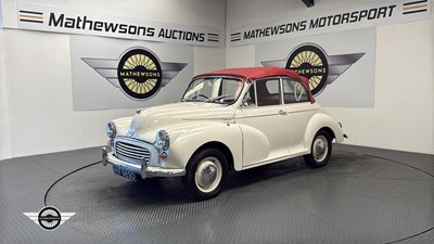 Lot 820 - 1966 MORRIS MINOR 1000