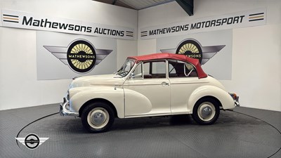 Lot 820 - 1966 MORRIS MINOR 1000
