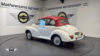 Lot 820 - 1966 MORRIS MINOR 1000