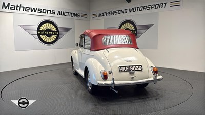 Lot 820 - 1966 MORRIS MINOR 1000