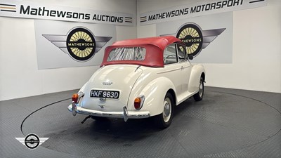 Lot 820 - 1966 MORRIS MINOR 1000