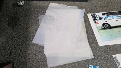 Lot 651 - SUBARU 555 RALLY DESIGNS & MEMORABILIA