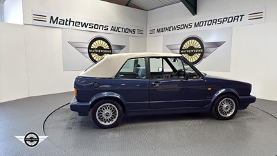 Lot 743 - 1991 VOLKSWAGEN GOLF CLIPPER CABRIO