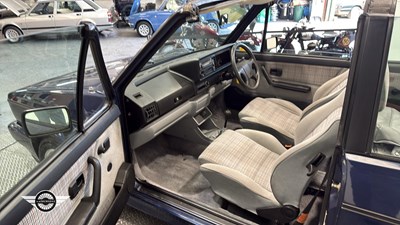 Lot 743 - 1991 VOLKSWAGEN GOLF CLIPPER CABRIO