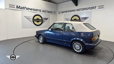 Lot 743 - 1991 VOLKSWAGEN GOLF CLIPPER CABRIO