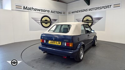 Lot 743 - 1991 VOLKSWAGEN GOLF CLIPPER CABRIO