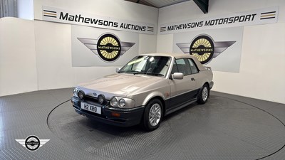 Lot 627 - 1990 FORD ESCORT XR3I CONV