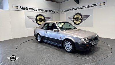 Lot 627 - 1990 FORD ESCORT XR3I CONV