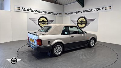 Lot 627 - 1990 FORD ESCORT XR3I CONV